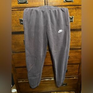 Nike Youth Charcoal Gray Logo Jogger Sweatpants